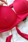 Angelsin - Angelsin Kırmızı Bikini Üstü Kırmızı